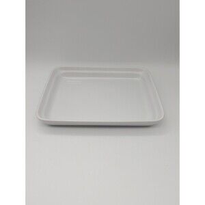 Over And Back Rectangular Baking Dish 11-inx 8.5 In Portugal White
